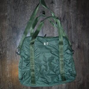 Under Armour Tote Bag Crossbody Olive Green Gym Travel Carry On‎